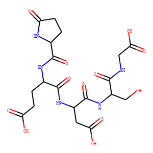 PYR-GLU-ASP-SER-GLY-OH