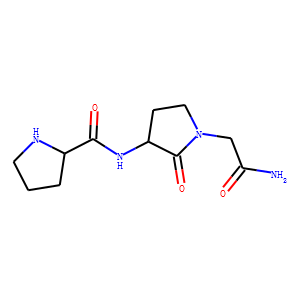3-(N-prolylamine)-2-oxo-1-pyrrolidineacetamide