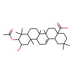 (2α,3β)-3-(Acetyloxy)-2-hydroxy-olean-12-en-28-oic acid,