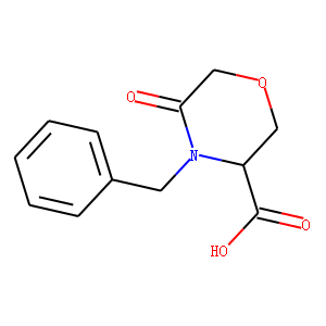 (3S)-4-Benzyl-5-oxomorpholine-3-carboxylic acid