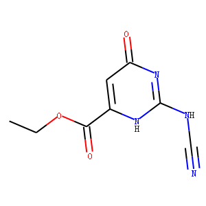 4-Pyrimidinecarboxylicacid,2-(cyanoamino)-1,6-dihydro-6-oxo-,ethylester