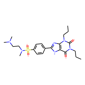 N-(2-(dimethylamino)ethyl)-N-methyl-4-(2,3,6,7-tetrahydro-2,6-dioxo-1,3-dipropyl-1H-purin-8-yl)benze