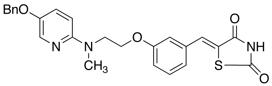 5-{4-[2-[(5-Benzyloxypyridin-2-yl)methylamino]ethoxy]benzylidine}thiazolidine-2,4-dione