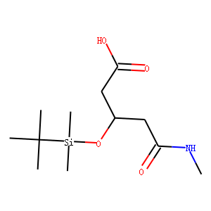 3-(tert-Butyldimethylsilyloxy)-5-(1-methylamino)-5-oxopentanoic Acid