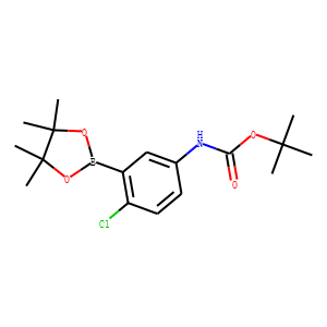 5-Boc-amino-2-chlorophenylboronic Acid Pinacol Ester
