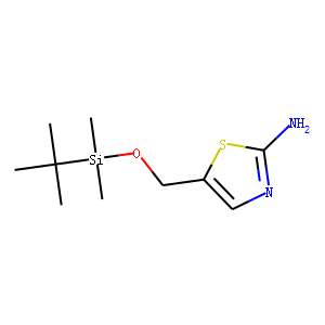 2-Amino-5-tert-butyldimethylsilyloxy-methyl-thiazole