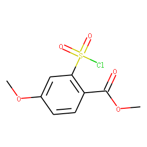 2-(CHLOROSULFONYL)-4-METHOXYBENZOIC ACID METHYL ESTER