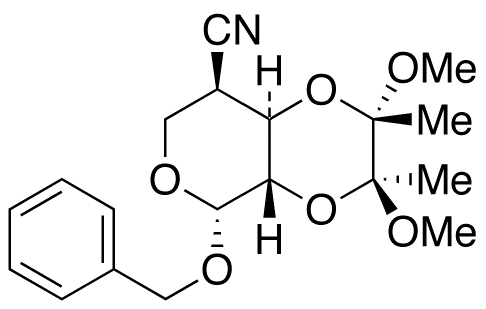 Benzyl 4-Cyano-4-deoxy-2,3-O-[(1S,2S)-1,2-dimethoxy-1,2-dimethyl-1,2-ethanediyl]-β-D-arabinopyranosi