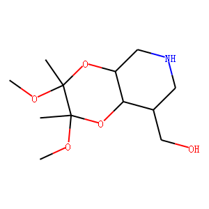 (2S,3S,4aR,8R,8aR)-Octahydro-2,3-dimethoxy-2,3-dimethyl-1,4-dioxino[2,3-c]pyridine-8-methanol