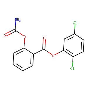2,5-Dichlorophenyl 2-((aminocarbonyl)oxy)benzoate