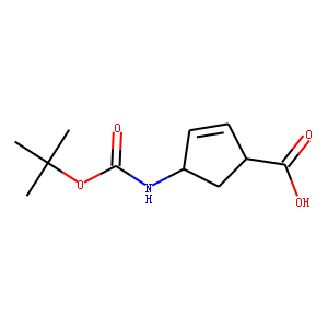 (+)-(1R,4S)-N-BOC-4-AMINOCYCLOPENT-2-ENECARBOXYLIC ACID