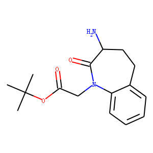 tert-Butyl-(S)-(3-amino-2-oxo-2,3,4,5-tetrahydrobenzo[b]azepin-1-yl) Acetate