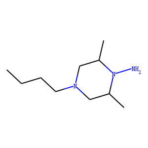 1-Piperazinamine,4-butyl-2,6-dimethyl-(9CI)