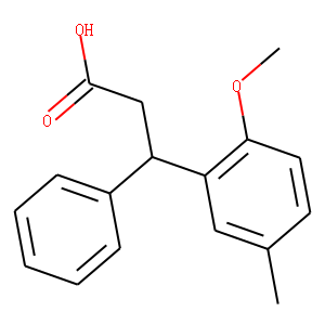 3-(2-Methoxy-5-methylphenyl)-3-phenyl-propanoic Acid