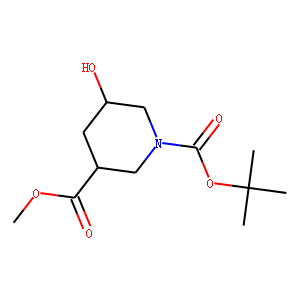 1-tert-Butyl 3-Methyl 5-Hydroxypiperidine-1,3-dicarboxylate