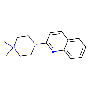 1,1-dimethyl-4-(2-quinolyl)piperazinium