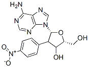 (2R,5R)-5-(6-aminopurin-9-yl)-2-(hydroxymethyl)-4-(4-nitrophenyl)oxola n-3-ol