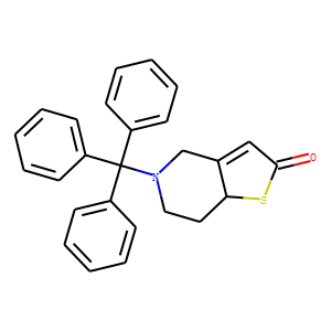 5,6,7,7a-Tetrahydro-5-(triphenylmethyl)thieno[3,2-c]pyridinone