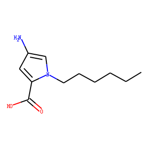 Pyrrole-2-carboxylic acid, 4-amino-1-hexyl- (6CI)