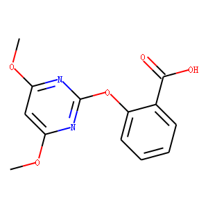 2-[(4,6-DIMETHOXYPYRIMIDIN-2-YL)OXY]BENZOIC ACID