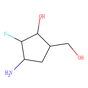 Cyclopentanemethanol, 4-amino-3-fluoro-2-hydroxy-, (1alpha,2beta,3alpha,4alpha)- (9CI)