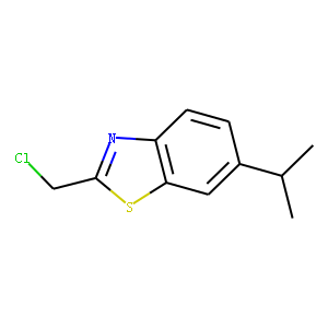 Benzothiazole, 2-(chloromethyl)-6-(1-methylethyl)- (9CI)