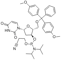 5'-O-(4,4-Dimethoxytrityl)-2'-O-methyluridine-3'-(2-cyanoethyl-N,N-diisopropyl)phosphoramidite