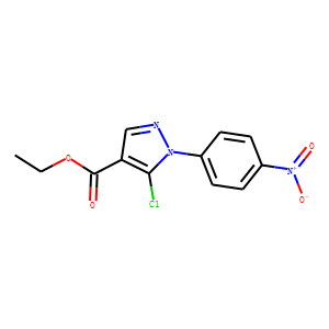 ethyl 5-chloro-1-(4-nitrophenyl)-1H-pyrazole-4-carboxylate