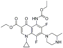 3-Quinolinecarboxylic acid, 1-cyclopropyl-5-[(ethoxycarbonyl)aMino]-6,8-difluoro-1,4-dihydro-7-(3-Me