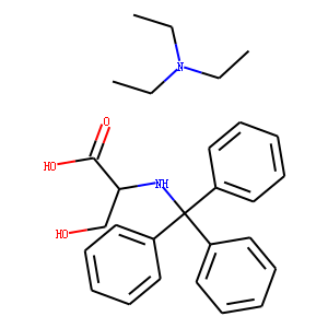 L-Serine, N-(triphenylMethyl)-, coMpd. with N,N-diethylethanaMine (1:1)