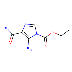 1H-Imidazole-1-carboxylicacid,5-amino-4-(aminocarbonyl)-,ethylester(9CI)