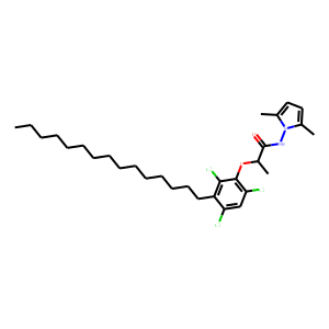 Propanamide, N-(2,5-dimethyl-1H-pyrrol-1-yl)-2-(2,4,6-trichloro-3-pent adecylphenoxy)-