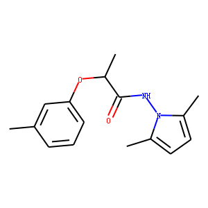 N-(2,5-dimethylpyrrol-1-yl)-2-(3-methylphenoxy)propanamide