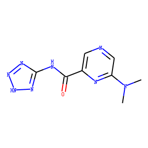 6-(dimethylamino)-N-(1H-tetrazol-5-yl)-2-pyrazinecarboxamide