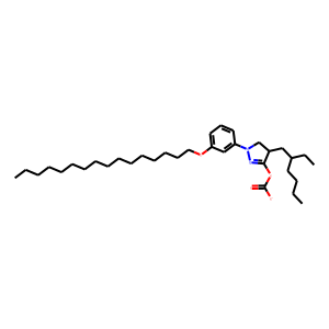 Carbonic acid [1-(3-hexadecyloxyphenyl)-2-pyrazolin-3-yl]2-ethylhexyl ester