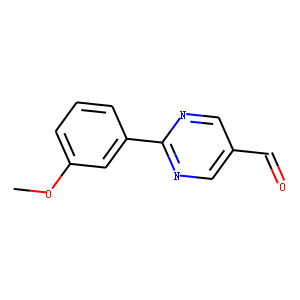 2-(3-Methoxyphenyl)pyrimidine-5-carboxaldehye