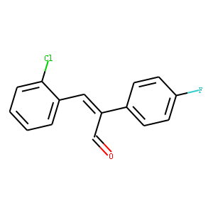 (E)-3-(2-chlorophenyl)-2-(4-fluorophenyl)propenal
