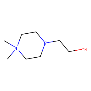 Piperazinium, 4-(2-hydroxyethyl)-1,1-dimethyl- (9CI)