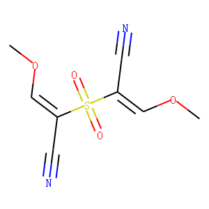  2,2'-sulfonylbis(3-methoxy-2-propenenitrile)