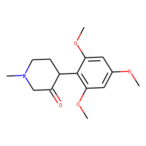 3-PIPERIDINONE, 1-METHYL-4-(2,4,6-TRIMETHOXYPHENYL)-
