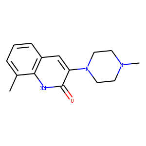 8-methyl-3-(4-methyl-1-piperazinyl)-2(1H)-quinolinone