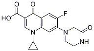 3-Quinolinecarboxylic acid, 1-cyclopropyl-6-fluoro-1,4-dihydro-4-oxo-7-(3-oxo-1-piperazinyl)-