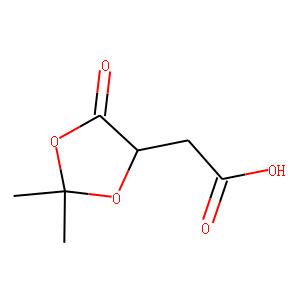 [(4R)-2,2-Dimethyl-5-oxo-1,3-dioxolan-4-yl]acetic Acid