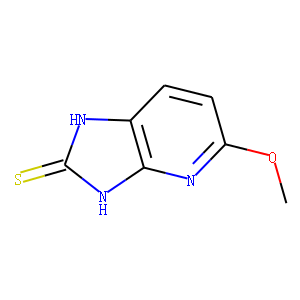 2-Mercapto-5-methoxyimidazole[4,5-b]pyridine