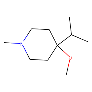 Piperidine, 4-methoxy-1-methyl-4-(1-methylethyl)- (9CI)