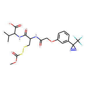 2-(3-(3-trifluoromethyl-3H-diazirin-3-yl)phenoxy)acetyl-S-methyloxycarbonylsulfenylcysteinyl-valine