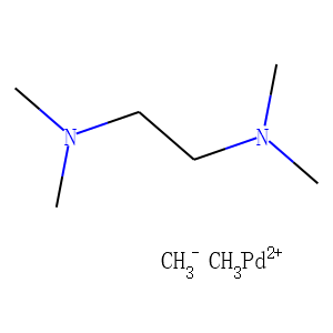 cis-Dimethyl(N,N,N',N'-tetramethylethylenediamine)palladium(II), 99percent
