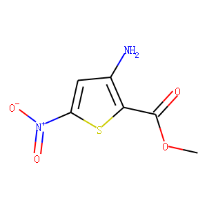 2-Thiophenecarboxylicacid,3-amino-5-nitro-,methylester(9CI)