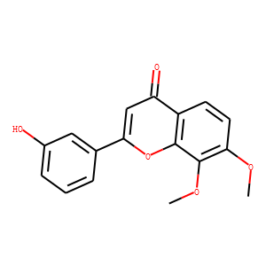 2-(3-hydroxyphenyl)-7,8-dimethoxy-chromen-4-one