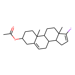 17-Iodoandrosta-5,16-dien-3beta-ol 3-acetate